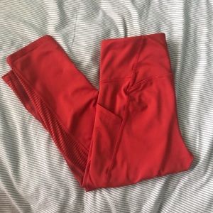 Worn Once Red Champion Legging